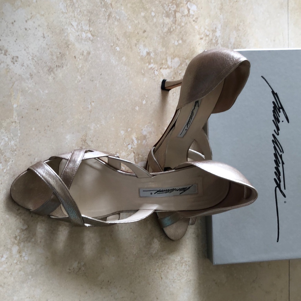 Brian Atwood Gold Sandal